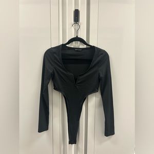 SHEIN V-NECK HIGH-RISE BODYSUIT